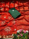 Jk 476 Viscose Weaving Border Saree